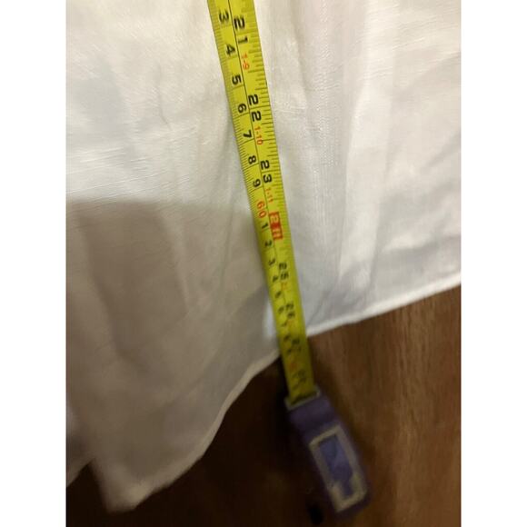 L'ATISTE by Amy Button 1X Mandarin Collar Satin Printed Dress Blouse Brand New - Picture 7 of 16